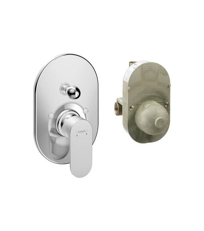 72448 REBRIS S SET MISCELATORE MONOCOMANDO VASCA INCASSO CROMO