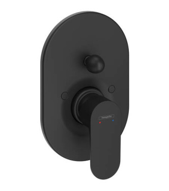 72449 REBRIS S MISCELATORE MONOCOMANDO VASCA INCASSO NERO OPACO