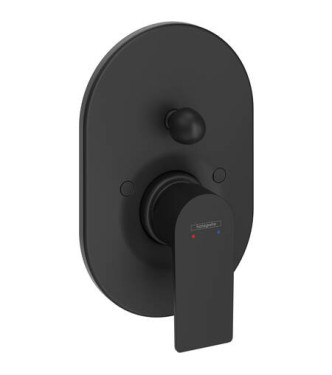 72459 REBRIS E MISCELATORE MONOCOMANDO VASCA INCASSO NERO OPACO