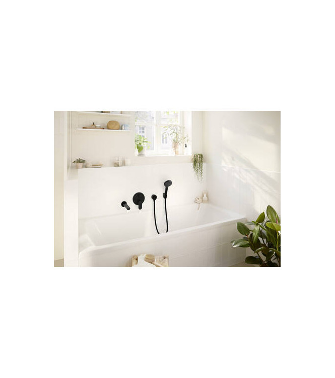 72466 REBRIS S CONCEALED SINGLE-LEVER BATH MIXER X IBOX UNI MATT BLACK