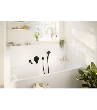 72466 REBRIS S CONCEALED SINGLE-LEVER BATH MIXER X IBOX UNI MATT BLACK