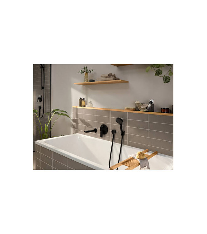 72468 REBRIS E CONCEALED SINGLE-LEVER BATH MIXER X IBOX UNI MATT BLACK