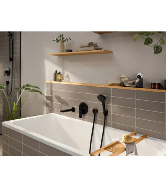 72468 REBRIS E CONCEALED SINGLE-LEVER BATH MIXER X IBOX UNI MATT BLACK