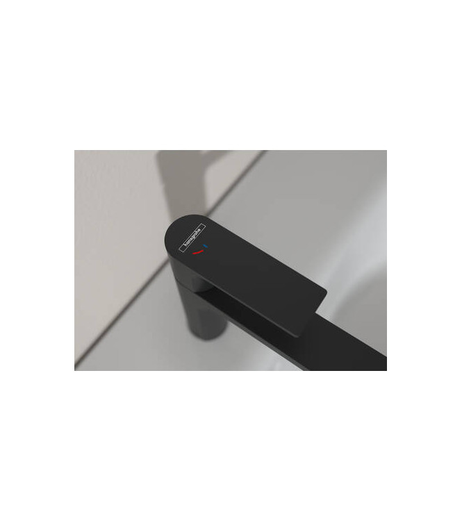 72520 REBRIS S MISCELATORE MONOCOMANDO LAVABO COOLST. S/SCARICO NERO OPACO