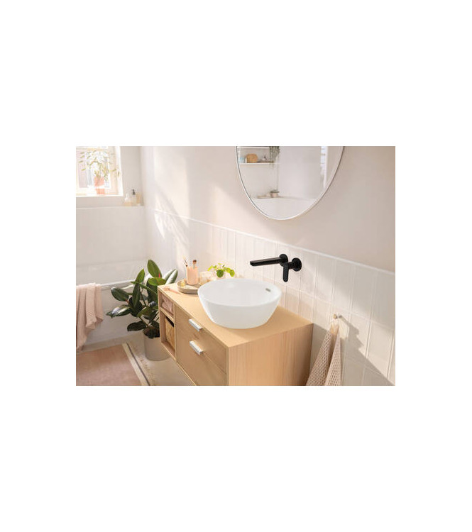 72528 REBRIS S SINGLE LEVER BASIN MIXER CONCEALED PAR. MATT BLACK