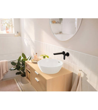 72528 REBRIS S SINGLE LEVER BASIN MIXER CONCEALED PAR. MATT BLACK