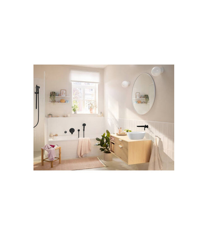 72528 REBRIS S SINGLE LEVER BASIN MIXER CONCEALED PAR. MATT BLACK