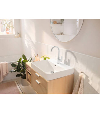 72536 REBRIS S SINGLE-LEVER BASIN MIXER W/TURNING SPOUT CHROME