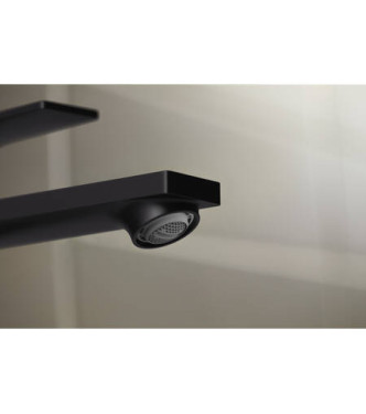 72560 REBRIS E MISCELATORE MONOCOMANDO LAVABO COOLST. S/SCARICO NERO OPACO