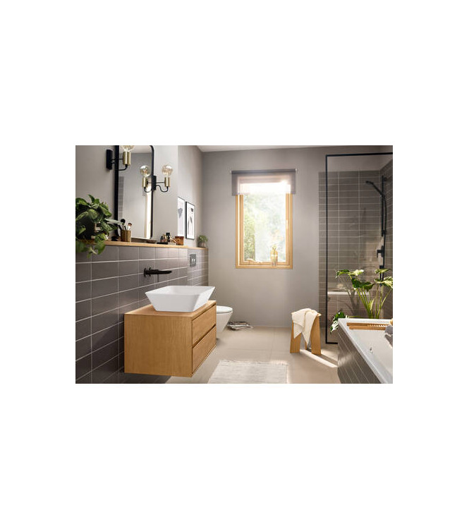 72568 REBRIS E SINGLE LEVER BASIN MIXER CONCEALED PAR. MATT BLACK