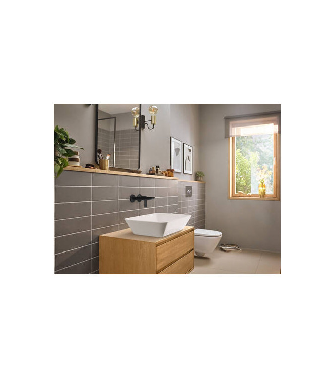 72568 REBRIS E MISCELATORE MONOCOMANDO LAVABO INCASSO PAR. NERO OPACO