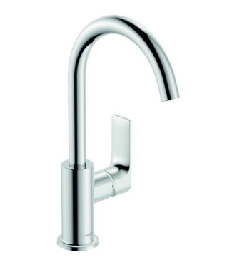 72576 REBRIS E MISCELATORE MONOCOMANDO LAVABO C/BOCCA GIR. CROMO