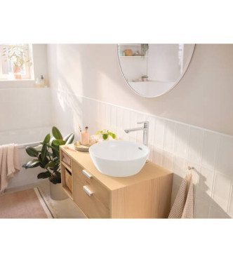 72582 REBRIS S MISCELATORE MONOCOMANDO LAVABO COOLST. X CAT. S/SCARICO CROMO