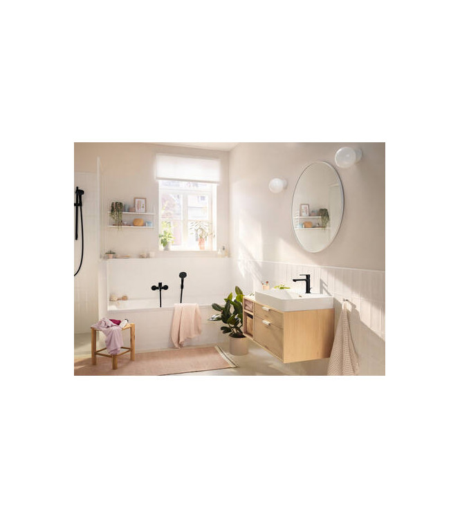 72588 REBRIS S MISCELATORE MONOCOMANDO LAVABO COOLST/ECOSM +  NERO OPACO