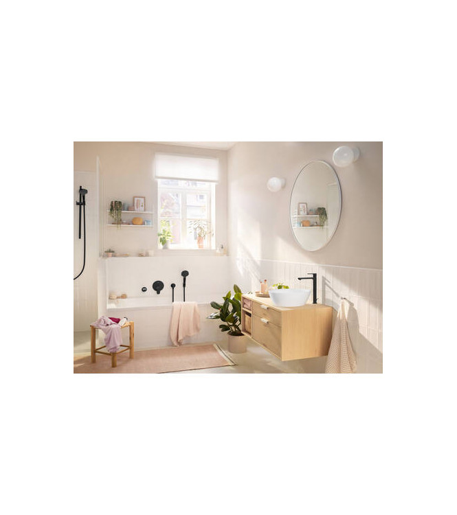 72590 REBRIS S MISCELATORE MONOCOMANDO LAVABO COOLST/ECOSM +  X CAT. NERO OPACO