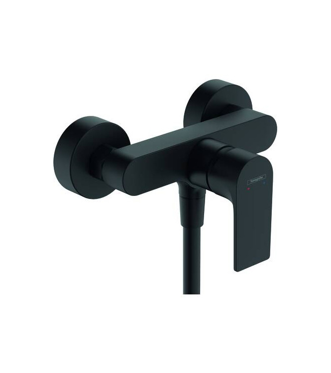 72650 REBRIS E SINGLE-LEVER SHOWER MIXER EXTERIOR MATT BLACK