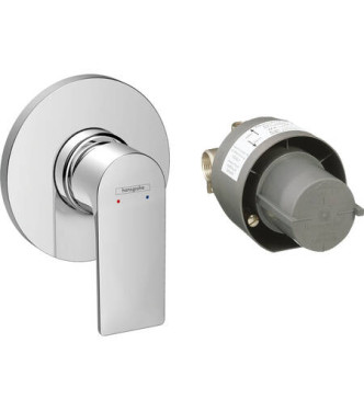 72658 REBRIS E SET CONCEALED SINGLE-LEVER BATH MIXER CHROME