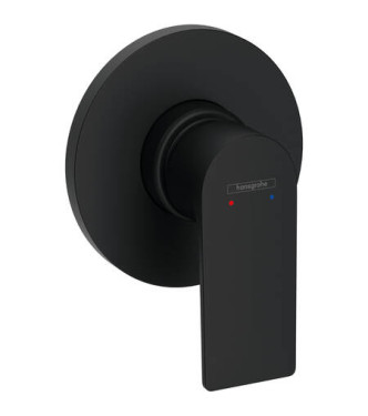 72659 REBRIS E MISCELATORE MONOCOMANDO DOCCIA INCASSO NERO OPACO