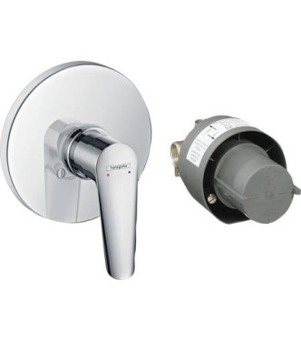 HG LOGIS E CONCEALED SHOWER MIXER SET, CHROME