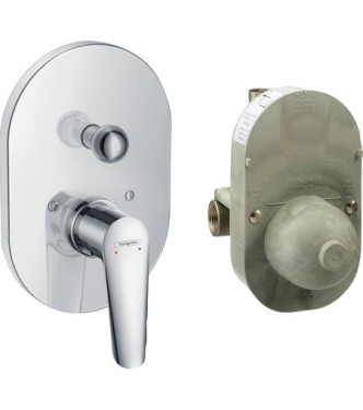 HG LOGIS E SET MISCELATORE VASCA AD INCASSO, CROMO