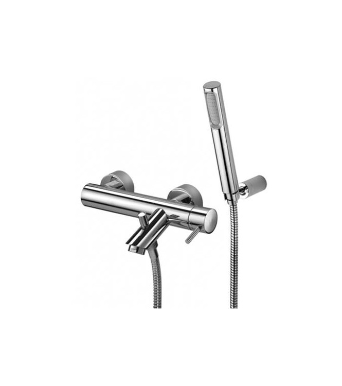 PAFFONI LIG023 LIGHT EXTERNAL SINGLE-LEVER BATH MIXER WITH CHROME DUPLEX