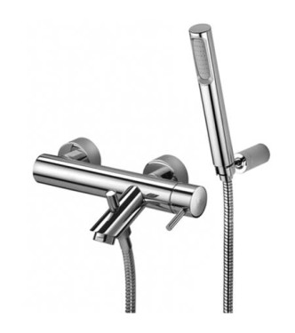 PAFFONI LIG023 LIGHT EXTERNAL SINGLE-LEVER BATH MIXER WITH CHROME DUPLEX