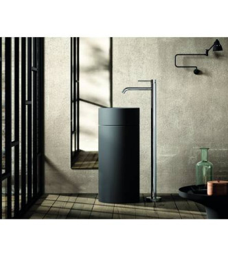 PAFFONI LIG031 LIGHT SINGLE-LEVER FLOOR-STANDING WASHBASIN MIXER CHROME