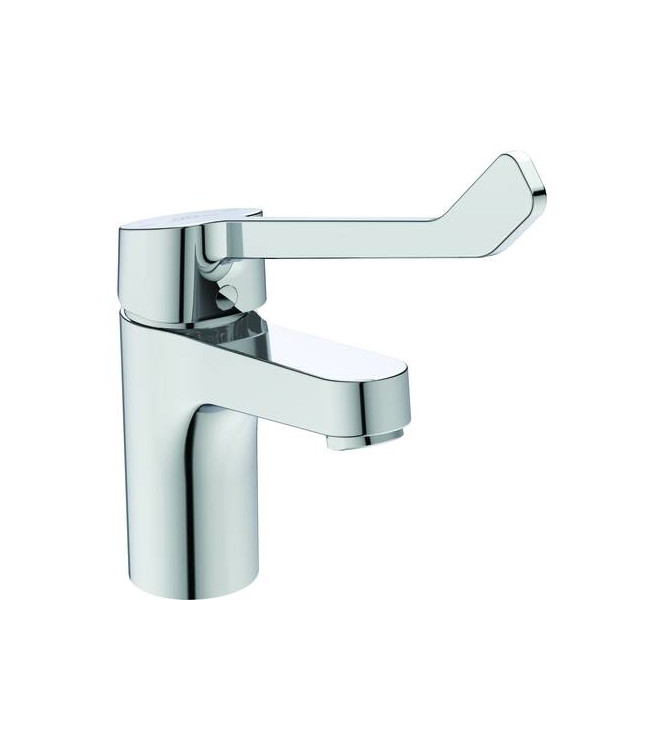 Miscelatore lavabo H80 Ideal Standard Cerabase con scarico automatico e leva lunga - Cromo