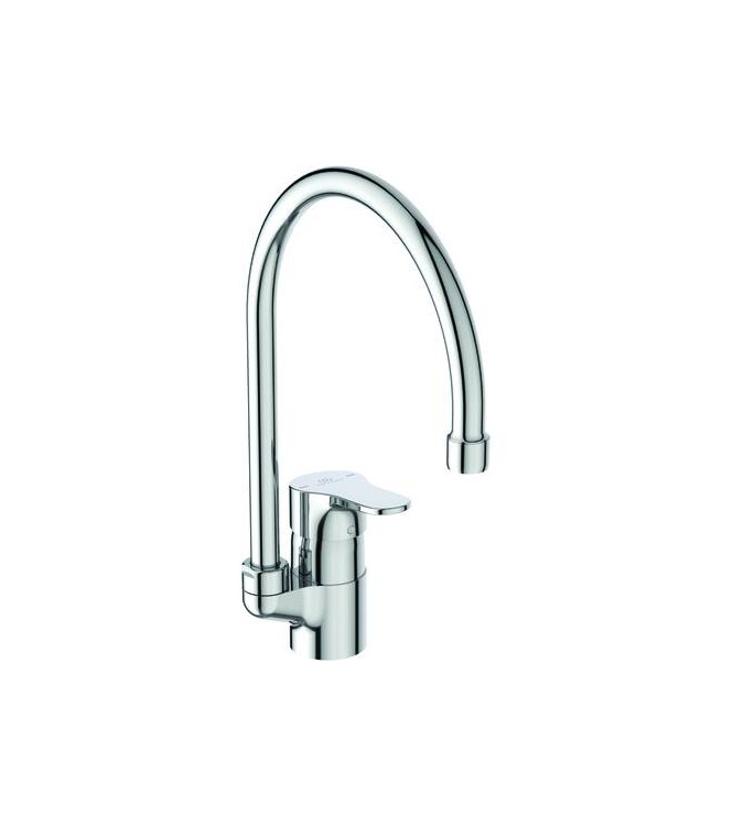 Ideal Standard Cerabase kitchen mixer body 38 with high tubular spout - Chrome