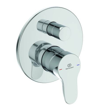 Parti esterne per miscelatore vasca/doccia incasso 2 vie Ideal Standard Cerabase - Cromo