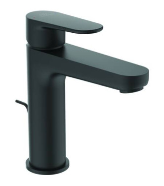 Miscelatore lavabo H120 Ideal Standard Cerafine O con scarico 3.8L - Nero  
