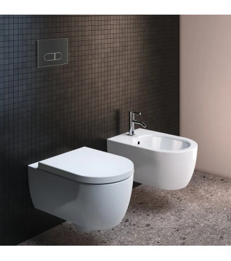 Set sanitari sospesi Ideal Standard Serie Blend Curve bianco lucido T374901 + T375001 + T376001