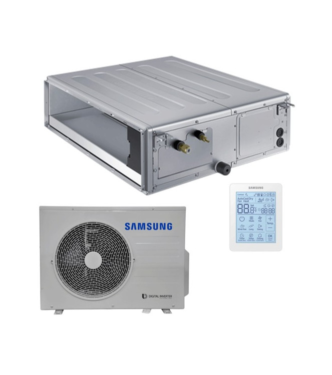 Condizionatore Samsung  24000 BTU Canalizzabile Inverter A++ – Media Prevalenza 5 kW AC071BNMPKG+AC071BXAPKG