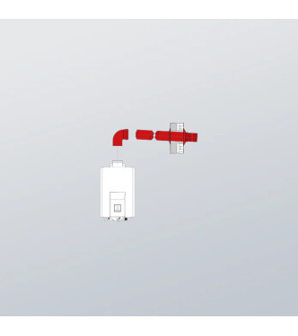 KIT SCARICO A PARETE COASSIALE 60/100