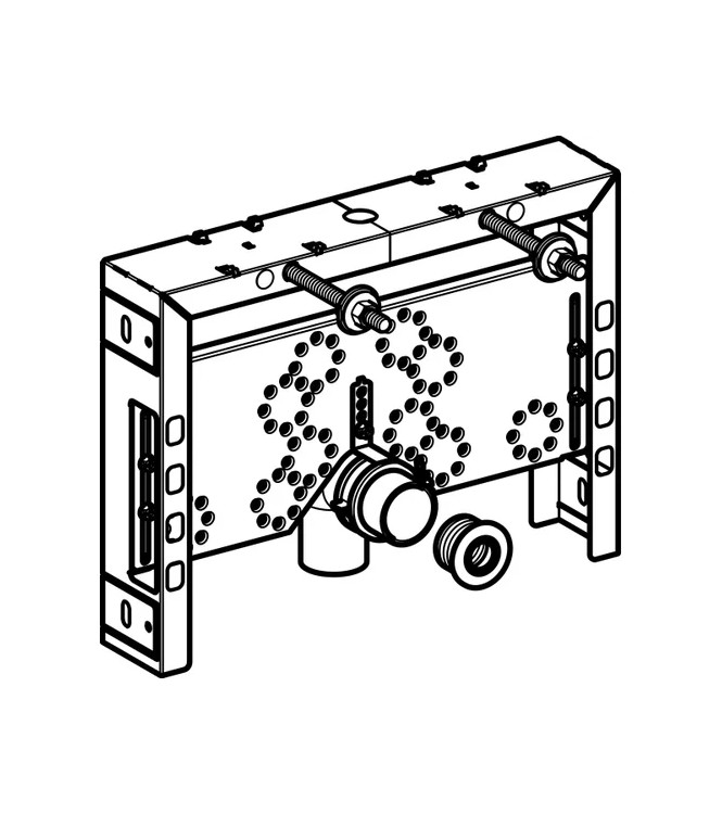 Geberit Combifix Italia per bidet sospeso da Incasso COD. 457.608.00.5